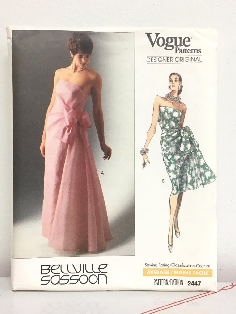 Vogue 2447 Women's Gown Sewing Pattern - Size 12 - Uncut